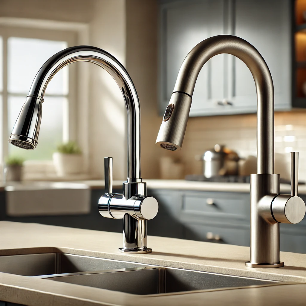 Chrome vs Stainless Steel Kitchen Faucets